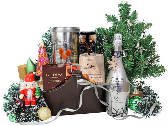 Christmas Gift Hamper - Christmas Fancy Wine Gift Hamper XC12 - XH1106A5 Photo