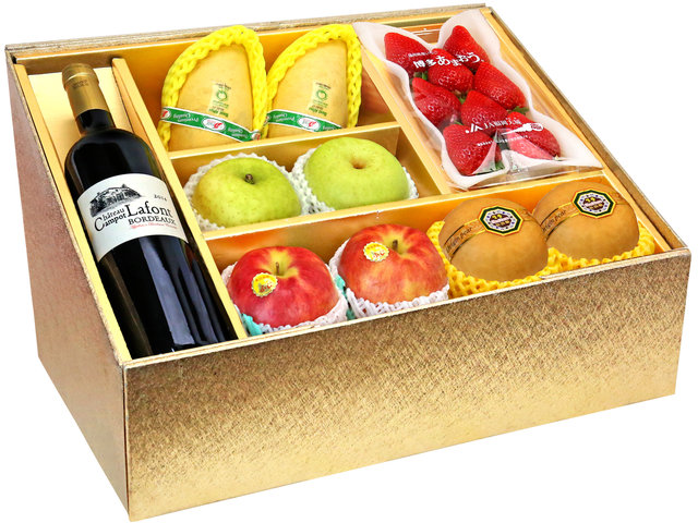 Fruit Basket - Panorama Fruits Gift Box JS12 - S0DP0105A7 Photo