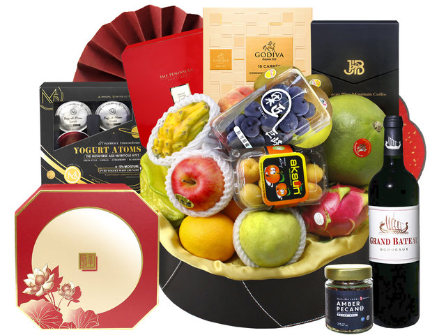 中秋果籃Hamper - 中秋節半島月餅禮籃 Hamper N8 - L89281 Photo