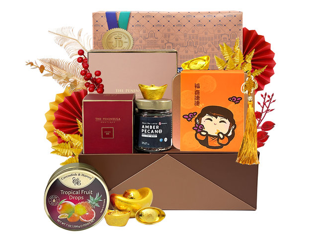 新年果篮Hamper - 农历新年中国邮寄礼物篮 1227A7 - CHW1227A7 Photo