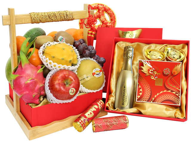 新年果篮Hamper - 新年美食水果礼篮 M17 - CH20111A4 Photo